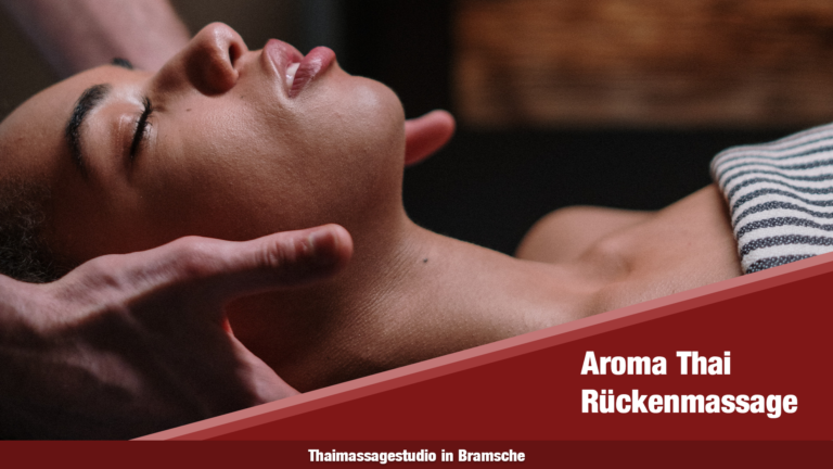 Aroma Thai Rückenmassage